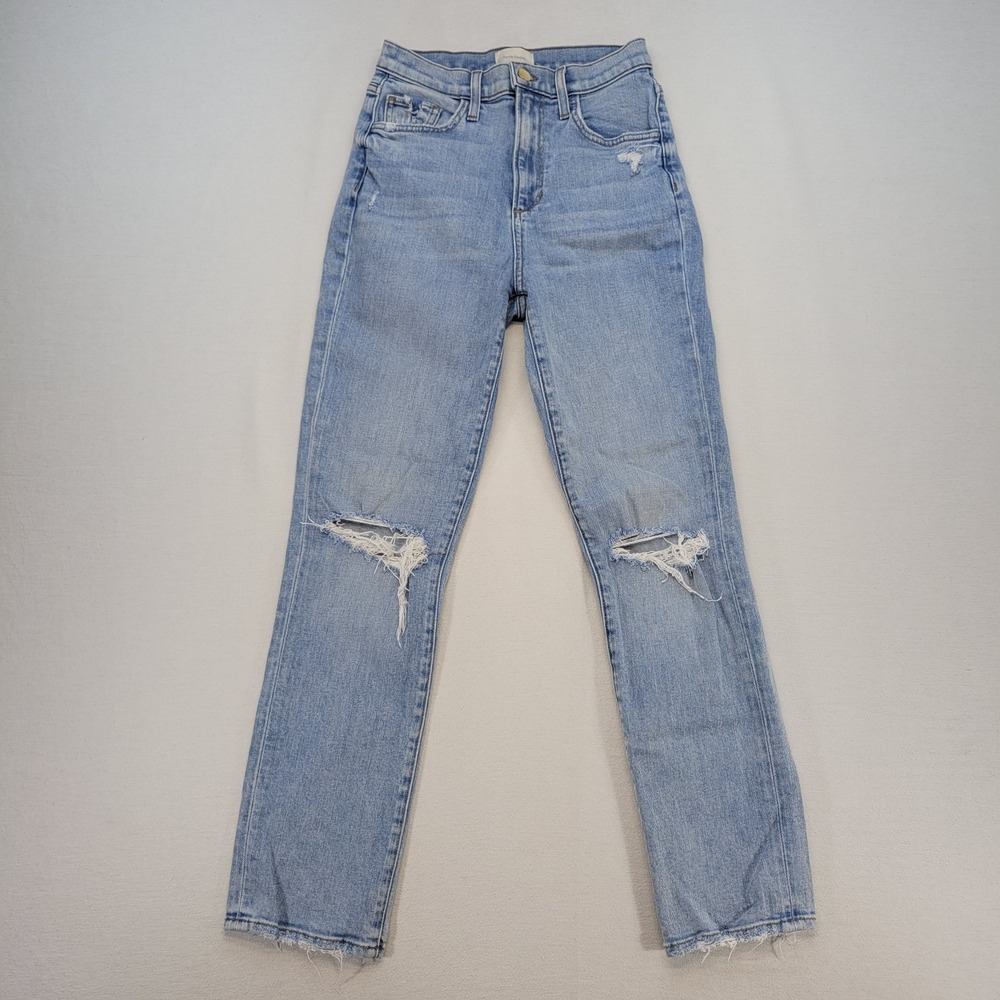 Favorite Daughter Jeans Womens 25 Valentina High Rise Cigarette‎ Ankle Straight